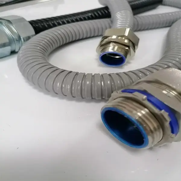 201-316不锈钢金属波纹管穿线管 304仪表电缆防水灰色包塑蛇皮管51