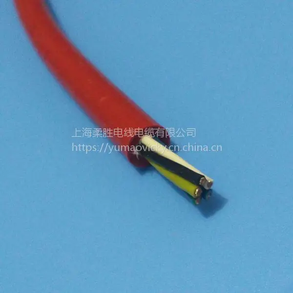 180/200/250℃镀银屏蔽铁氟龙FEP硅橡胶耐高温网线电源组合电缆