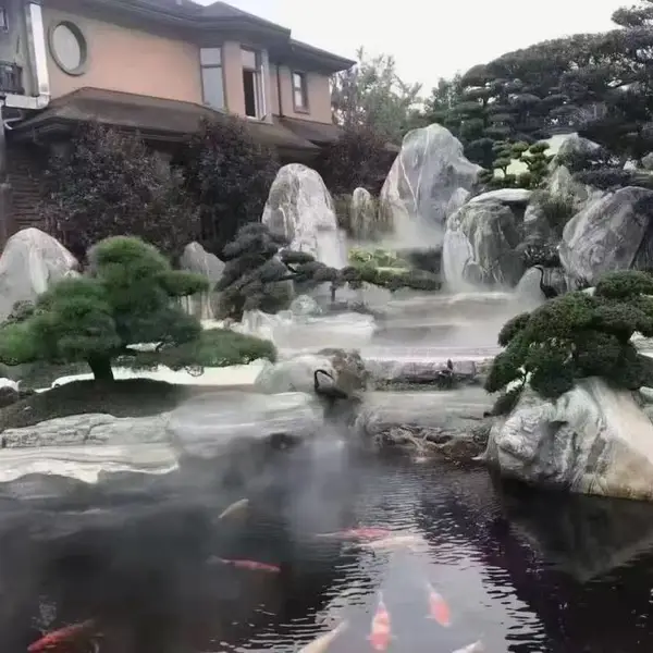 北京门头沟区 室内会所水泥假山 钢筋骨架结构 现场勘测设计 厂家现货