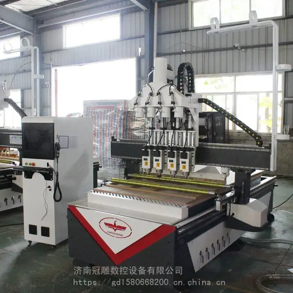 板式家具数控开料机 1325木工雕刻机 四工序开料机