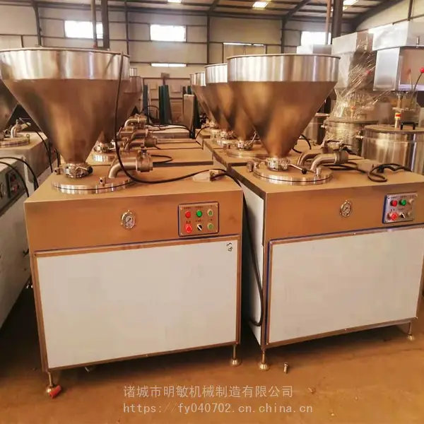 明敏牌40型液压灌肠机 火腿肠灌肠机 肠类加工成套设备