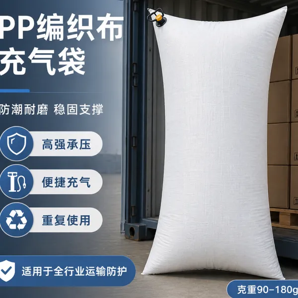 PP编织布充气袋 出口级防滑耐磨气袋 免熏蒸重货运输填充 超长规格定制
