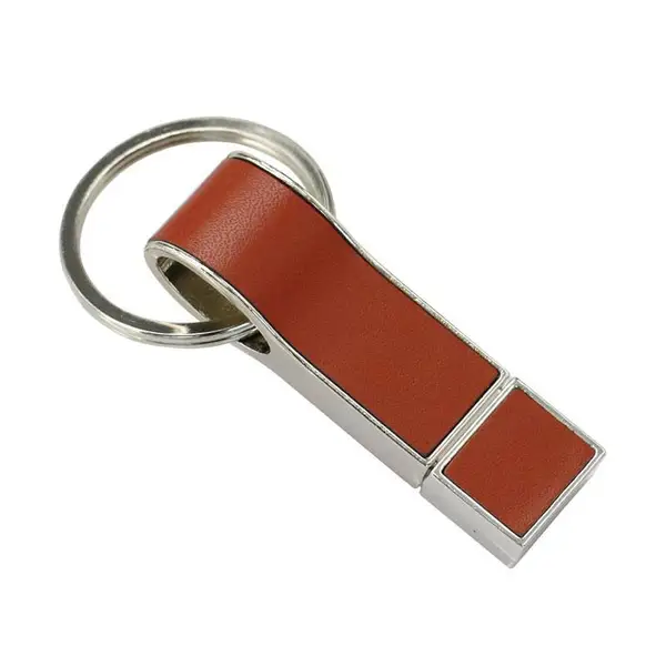 U盘厂家礼品USB 金属皮革 指环口哨U盘 皮套皮质U盘 功能优盘加密
