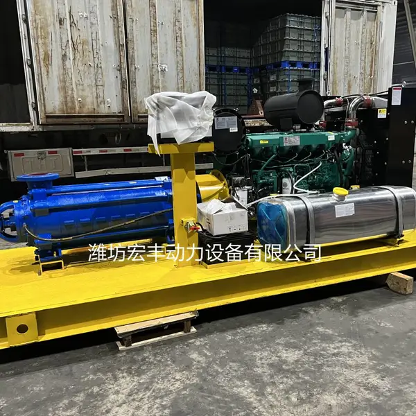 潍柴水泵机组 消防泵机组 国三排放WP10D320E350石油平台机组