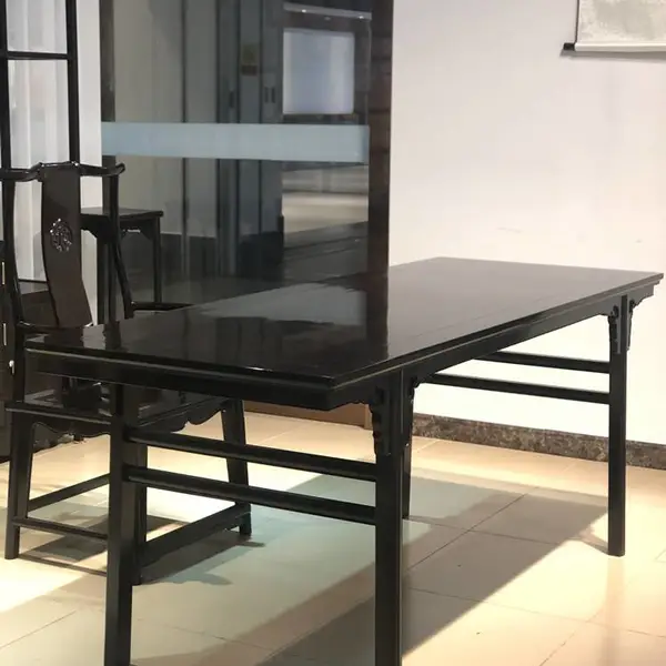 书法桌画案 禅意会议桌茶桌台 紫光檀材质不开裂品质