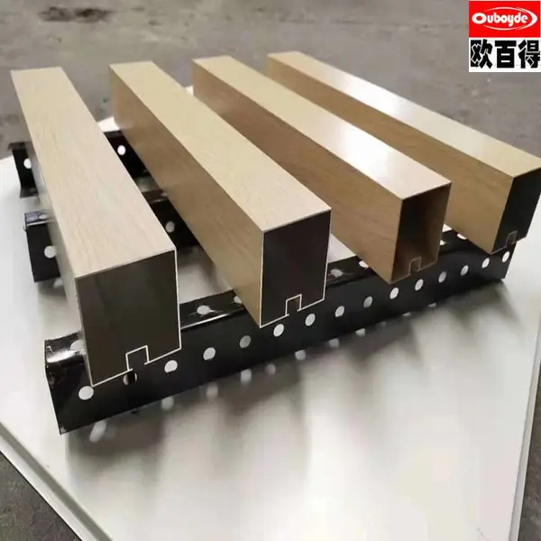 外墙型材铝方管 吊顶凹槽铝方管规格齐可定制安装