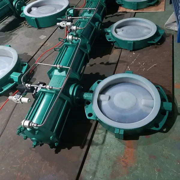 D671F46-16C 铸钢对夹式防腐蚀衬氟蝶阀技术规范