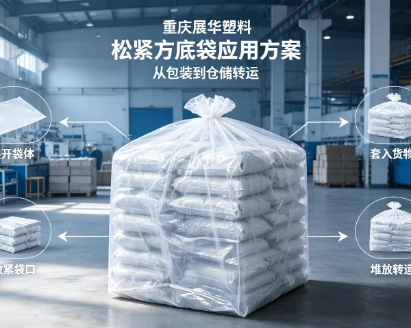 成都质量松紧方底袋特点 值得信赖 重庆展华塑料供应