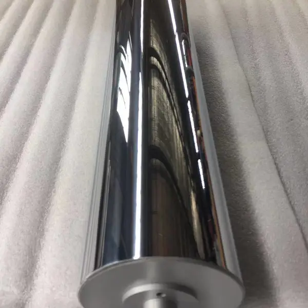 耐腐蚀铝导辊 直径90硬质氧化处理 带轴头铝导辊