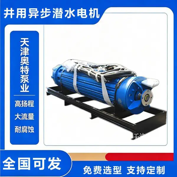 潜水电机 耐高温型地热井用电机 QJR系列热泉提取配套