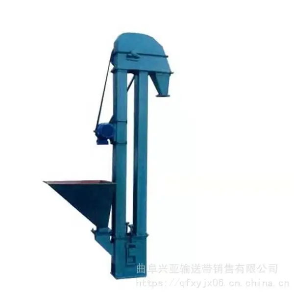 矿石矿粉垂直斗式上料机价格低 畚斗式提升机LJ