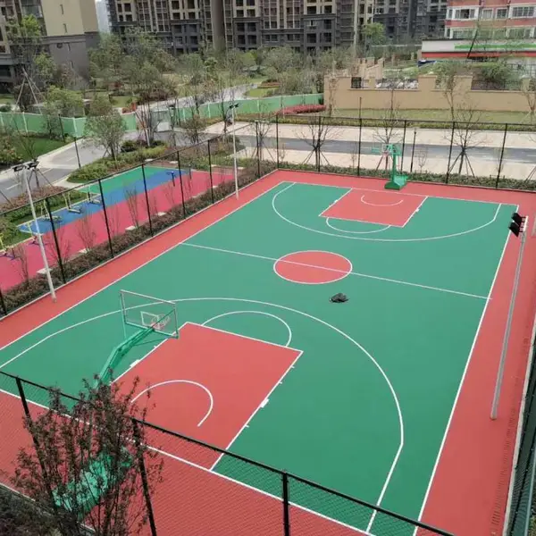 丙烯酸、环保硅PU塑胶跑道材料生产施工,包工包料