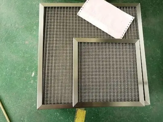可清洗式铝波浪 不锈钢金属网空气过滤器中央空调过滤滤网