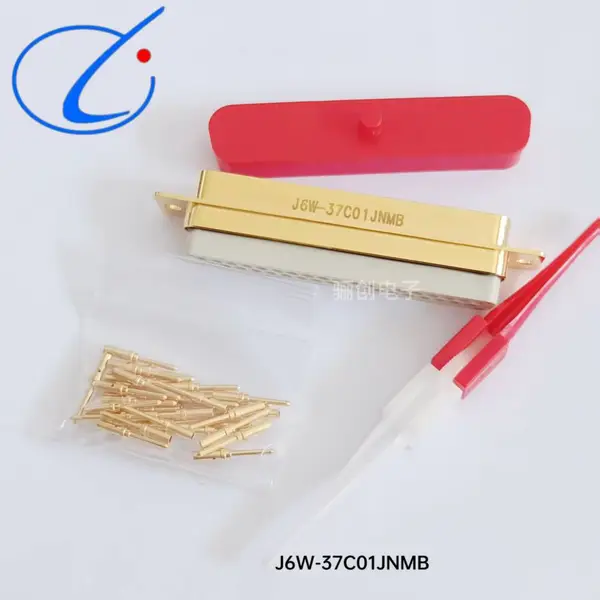 安全性###矩形连接器J6W-37CO1K1NMB 插头插座电源电缆接插件拍前咨询