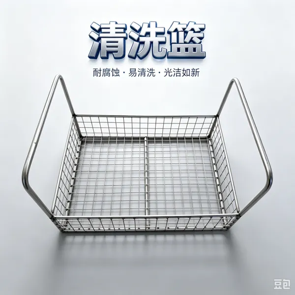 不锈钢清洗篮 超声波清洗专用网筐 304/316L 工业精密零件清洗筐