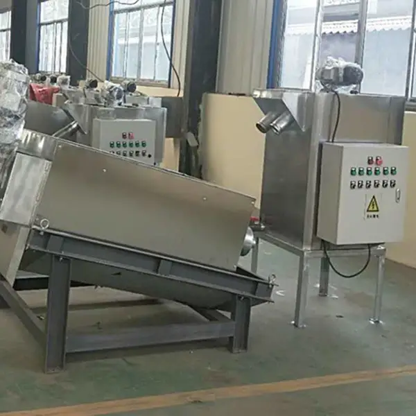洗车水循环设备景观水污水处理领旗环保叠螺污泥脱水机