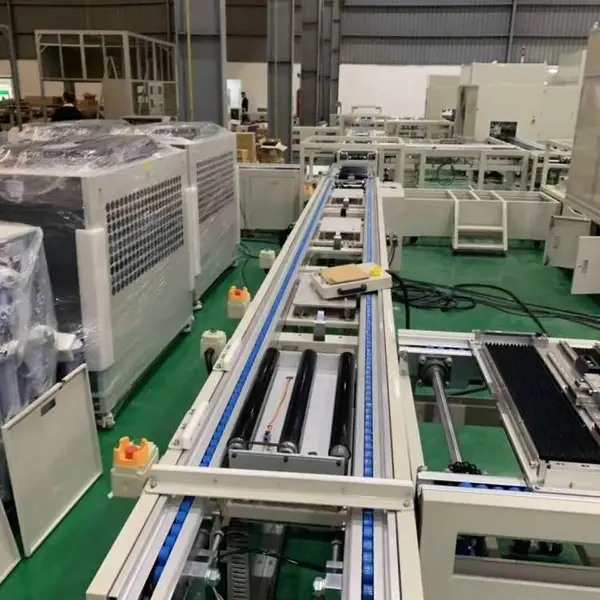 电动工具锂电池组装铝材流水线带测试位全自动多工位定位U型