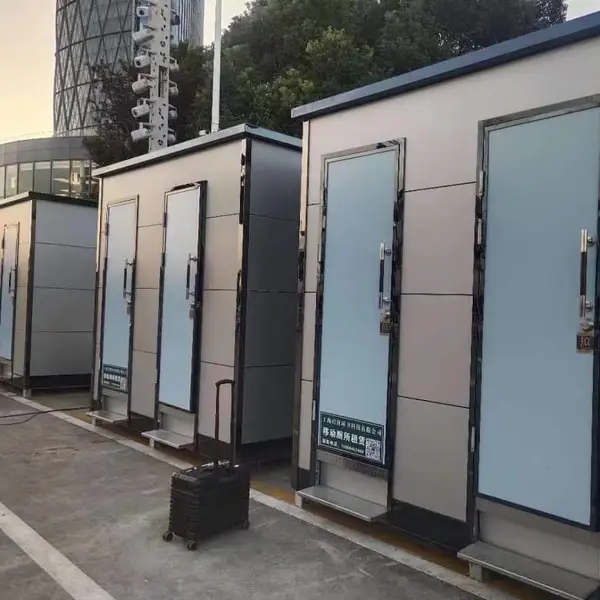 临时玻璃钢移动厕所租赁_简便淋浴房租赁一站式服务