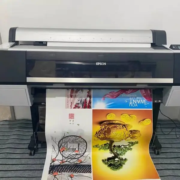 广东省 爱普生 9908 九色大幅面打印机 铜版纸印刷打样菲林机艺术复刻高清写真绘图仪 租赁
