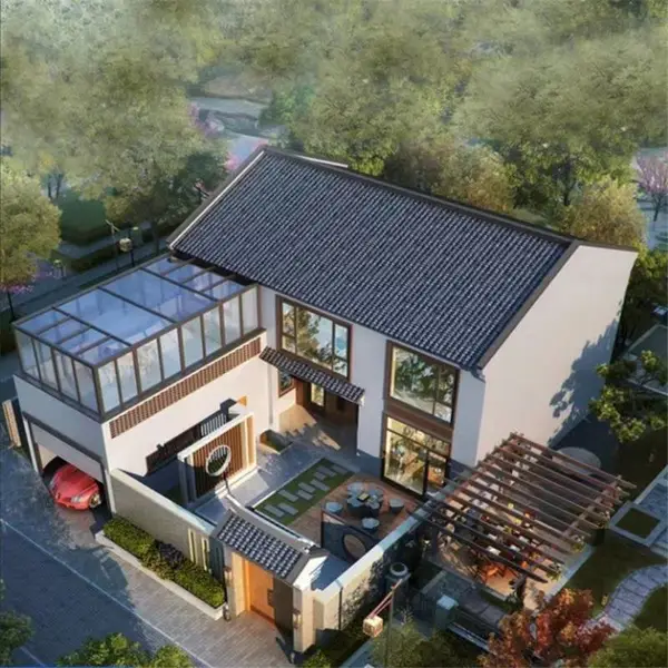 石家庄辛集装修完就可以直接入住施工流程农村钢结构房屋设计图