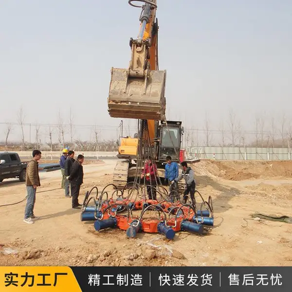 深基坑破碎桩头 预制方形破桩机 工程桩头拆除