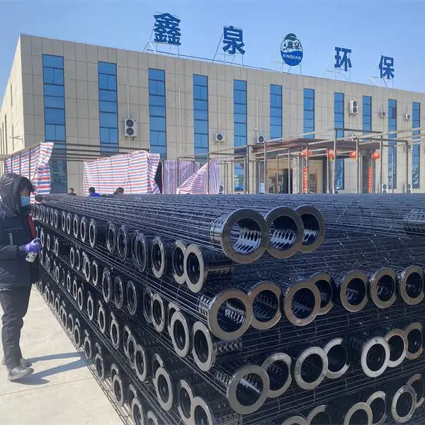 【鑫泉环保材料】盐城定制有机硅袋笼 耐高温骨架 垃圾焚烧除尘设备