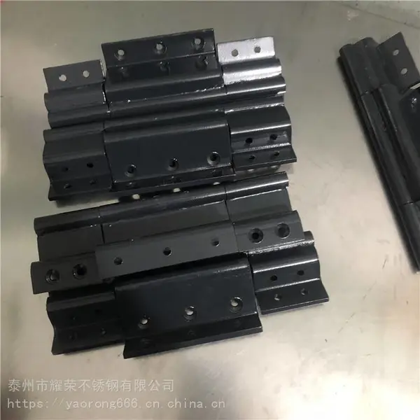 耀荣 门窗配套承玻璃电动窗合页 带开启角度不锈钢合页 黑色喷涂