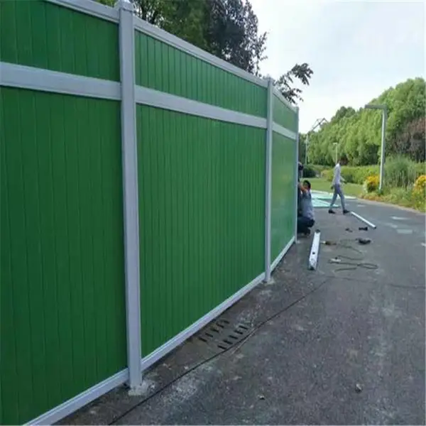 道路PVC施工围挡 pvc围挡板 地铁建设施工围挡