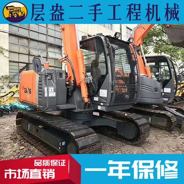 日立70二手挖掘机报价 转让日本原装进口ZX70-6小型挖机 出售7吨钩机价格