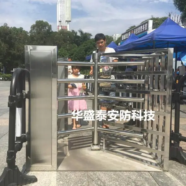 车站单向旋转门、超市单向门手动旋转门、景区广场出入口单向半高转闸