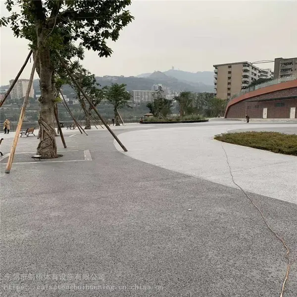 彩色路面透水混凝土公路修补人行道路沥青材料 彩色沥青冷补料