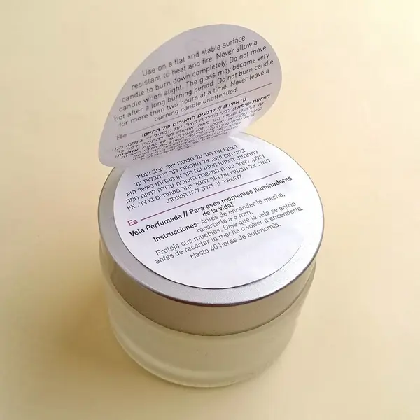 多页贴合精油标签双层保湿水瓶贴多层粉底液说明书贴纸隔离霜标贴