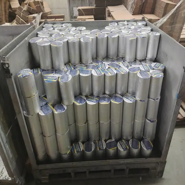 平房屋顶补漏卷材-丁基铝箔防水密封自粘胶带-支持定做