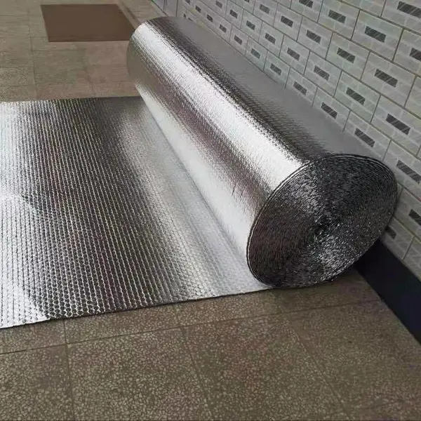 反光膜 防晒铝膜 建筑彩钢双面铝箔隔热气泡膜