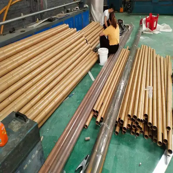 铝合金竹节管仿真竹子管篱笆黄色竹纹管护栏竹形管围栏竹纹木纹管