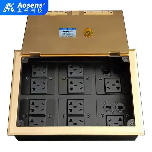Aosens奥盛 AS-DK-302T-CX/180 开启式地插 信息插 电源插座 空架