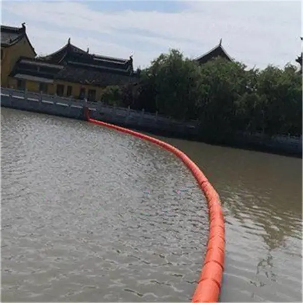 渔船警示浮筒 河道拦船塑料浮桶_水库水源保护浮子