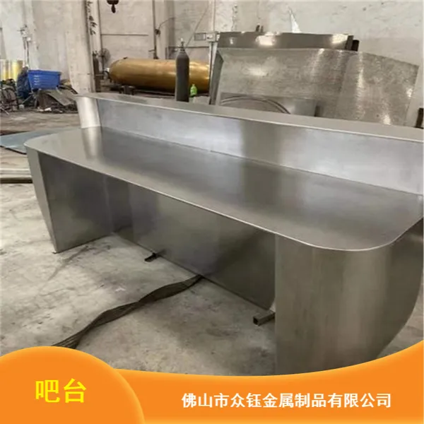 中式防水吧台 重钰金属支持定制锻造豪宅服务台