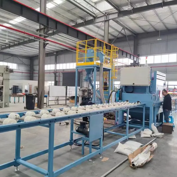 输送式喷砂机 异形件喷砂处理 变频调速 自动化程度高 可定制