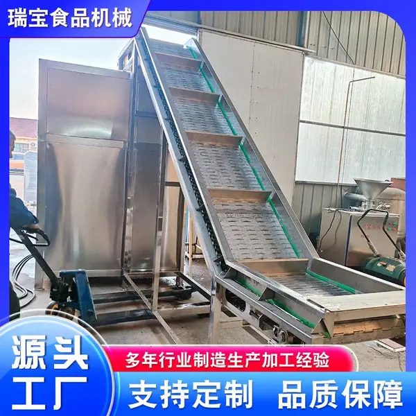 冻盘冻肉绞肉机,提升+破碎+绞肉一体设备,肉类加工
