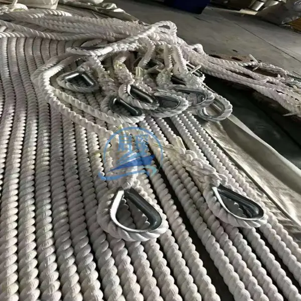 锦纶八股绳 缆绳直径大小80mm 高强力,低伸长 耐磨损W