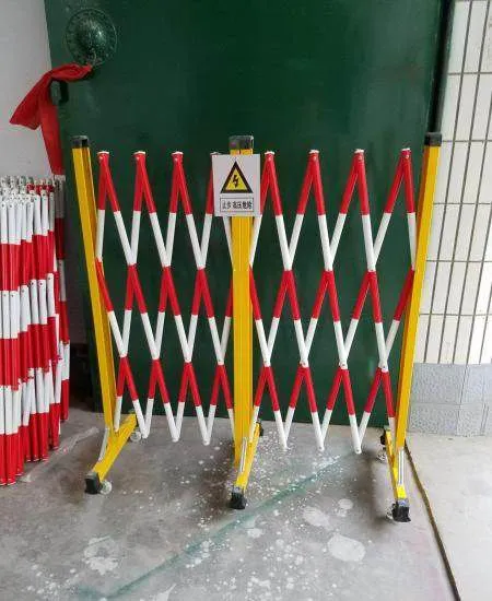 玻璃钢电动伸缩围栏A道路隔离移动护栏A围栏现货供应