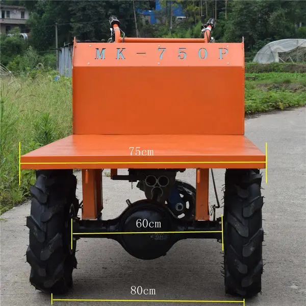 岷焜MK-750P汽油小推车工地运输车汽油平板运输车汽油斗车