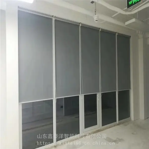 济南窗帘 办公窗帘 遮光窗帘 济南办公室遮阳卷帘