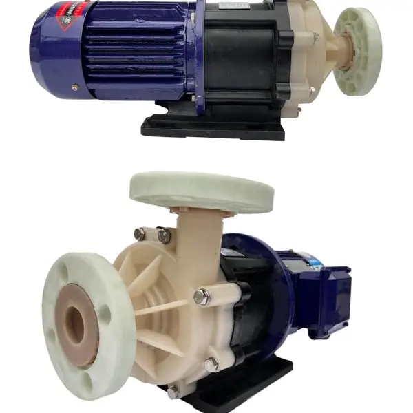CMF-402LC-5VCN组合式磁力化工泵 卧式氟塑料耐腐蚀强酸碱循环泵