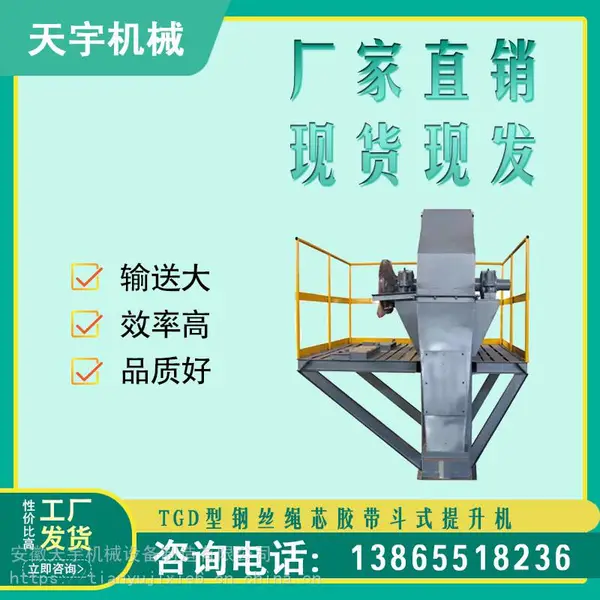 THG/TDG型高效斗提机 输送量大提升高度高密封不扬尘