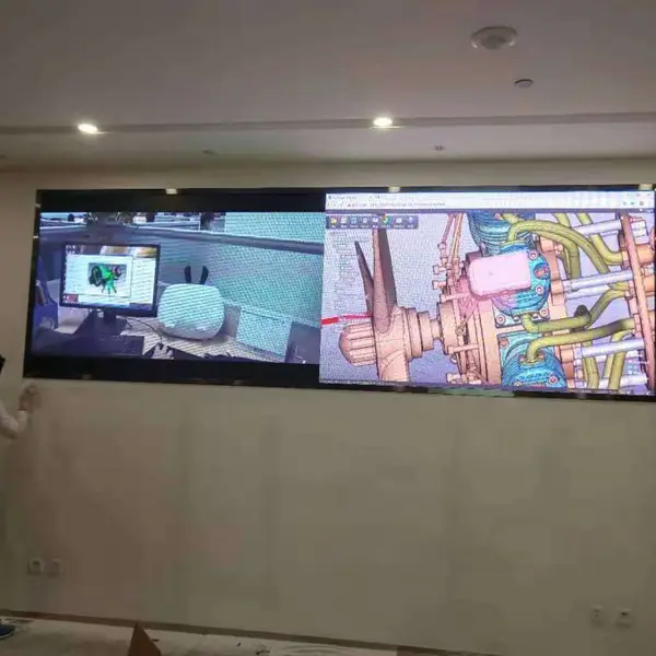 公司前台大屏幕显示屏用液晶拼接屏还是LED屏?