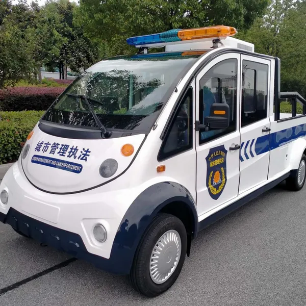 鑫跃牌新能源皮卡巡逻车带车斗巡逻车 XLHD