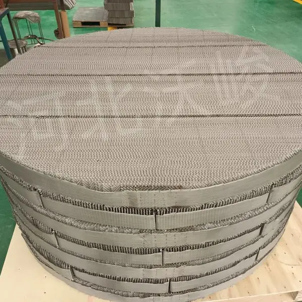 不锈钢丝网波纹填料 500Y丝网波纹填料 304材质规整填料