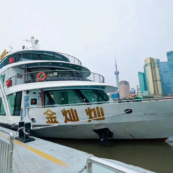 适合100人的游船 金灿灿号 商务宴请租游轮 自助餐晚宴 企业答谢宴 宝宝周岁宴